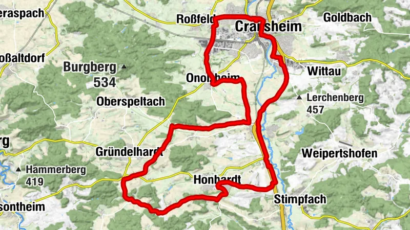 Crailsheimer Radtour – Frankenhardt-Tour