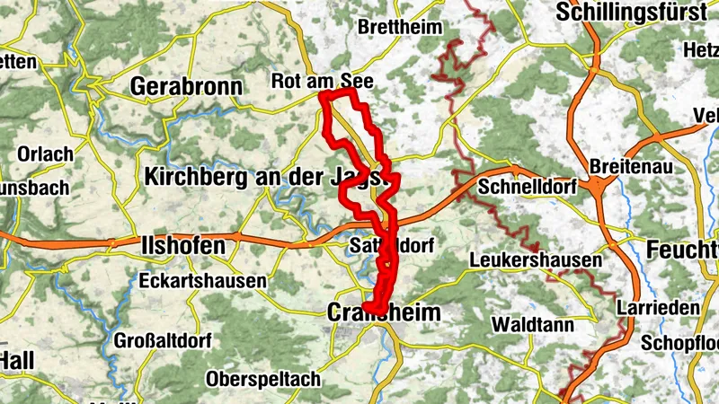 Crailsheimer Radtour – Nördliche Schleife