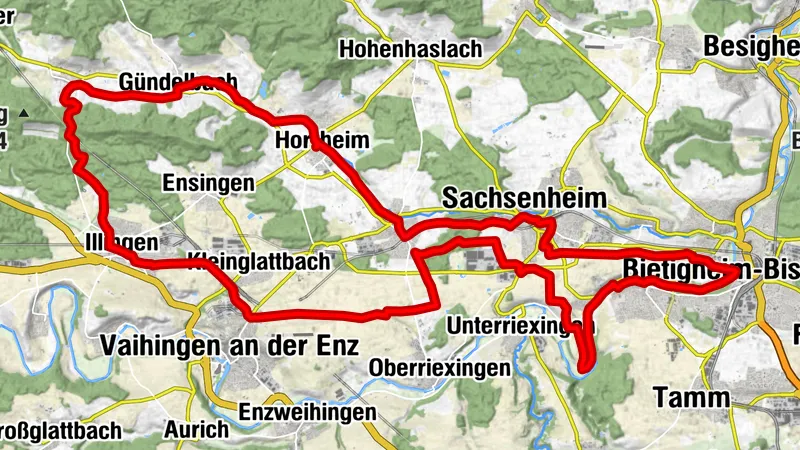 Kraichgau-Stromberg: Mettertal-Tour