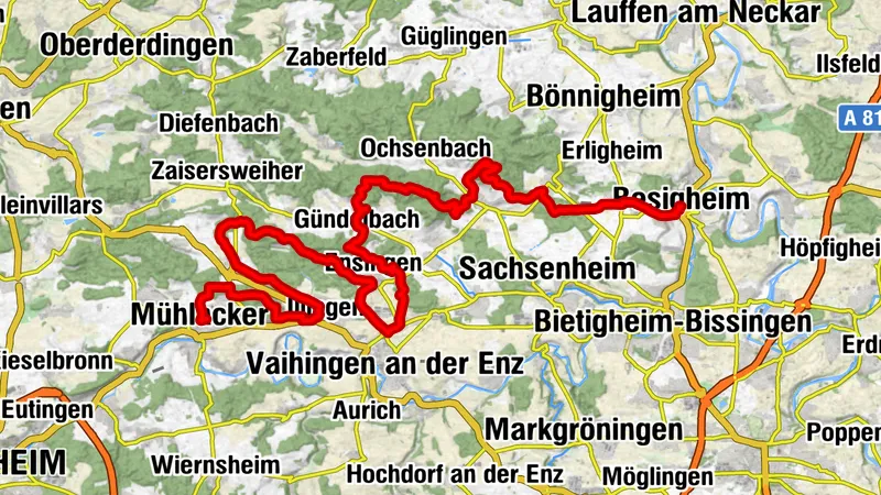 3-tägige Gravelbike-Tour im Land der 1000 Hügel – Etappe 1: Mühlacker nach Besigheim
