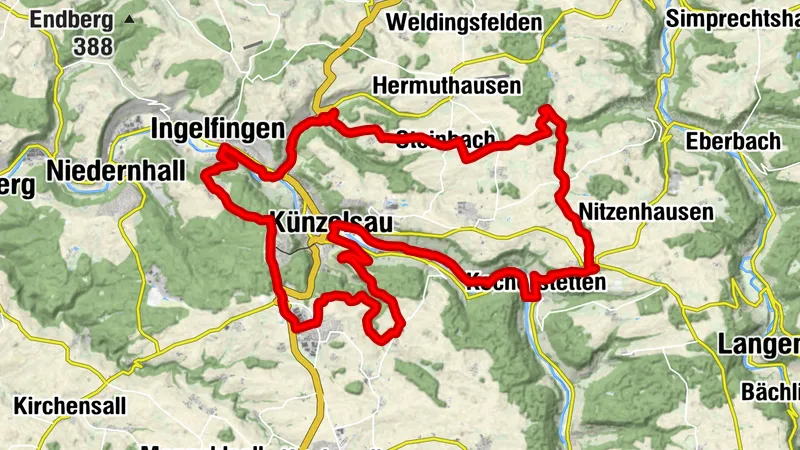 Serpentinen- und Museumstour - Rund um die Kreisstadt des Hohenlohekreises