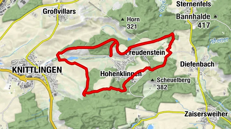 KN1 – Wander3Klang – Knittlingen – Freudenstein und Hohenklingen (große Runde)