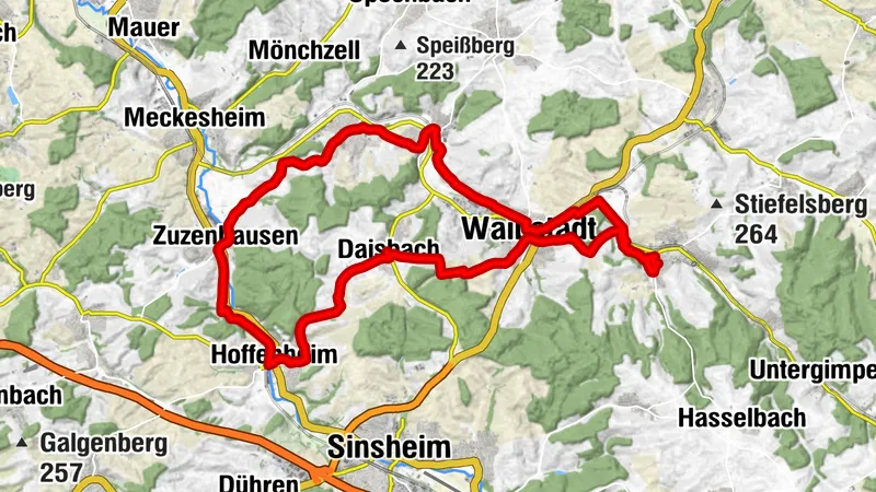 BurgenREICH Kraichgau Radrunde rund um Neckarbischofsheim