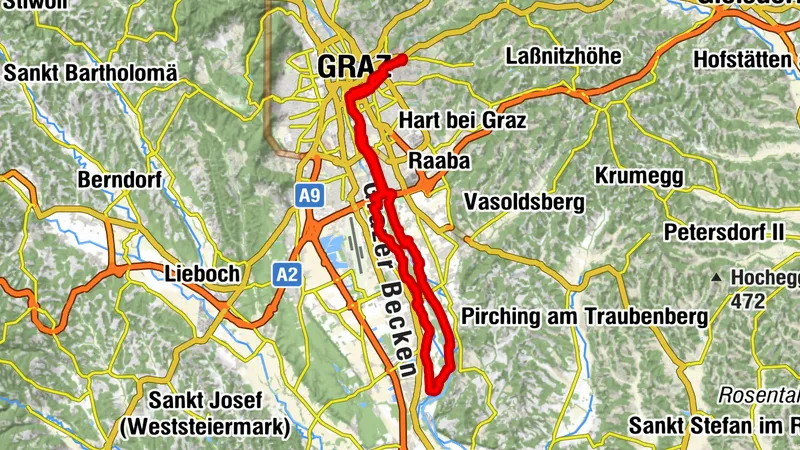 Am Murradweg nach Werndorf