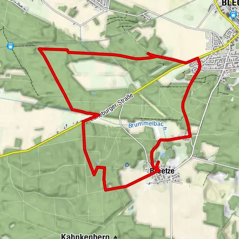 Wanderweg Breetzer Berge - Findlingsring