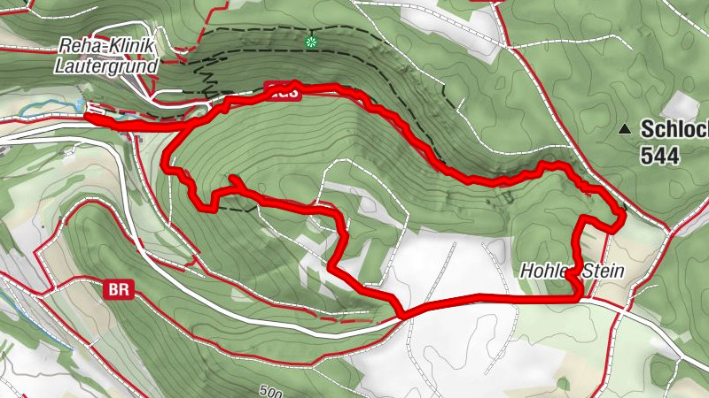 Tiefenthalschlucht, Hohler Stein und Bittmannsstein