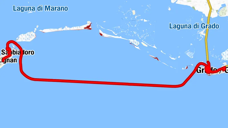 Grado - Fähre - Lignano