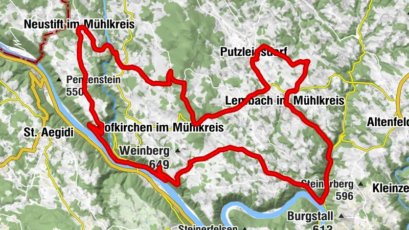 Putzleinsdorf-Niederranna-Obermühl-Putzleinsdorf