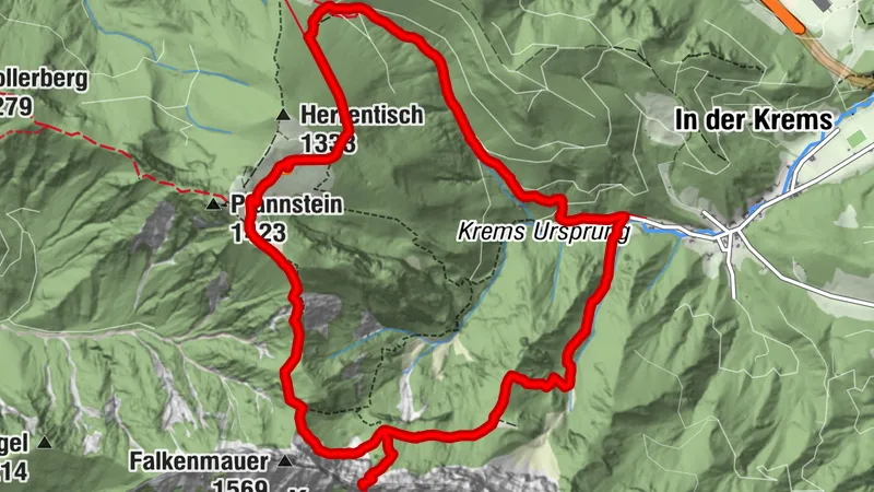 Parnstaller Alm - Törlspitze  - Gradnalm