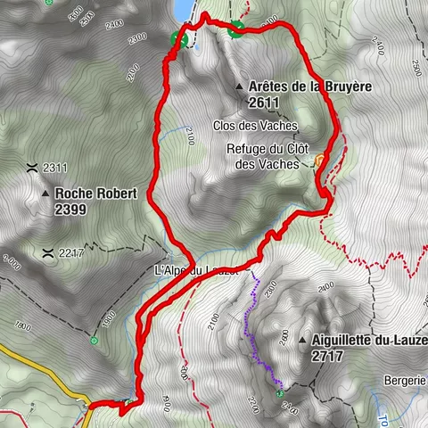 Tour des arêtes de la Bruyère