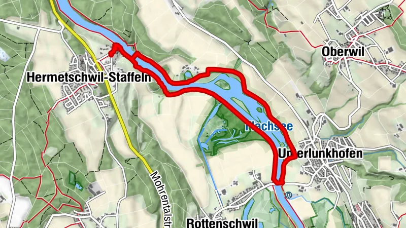 Hermetschwil-Staffeln - Flachsee - Unterlunkhofen, Aargau