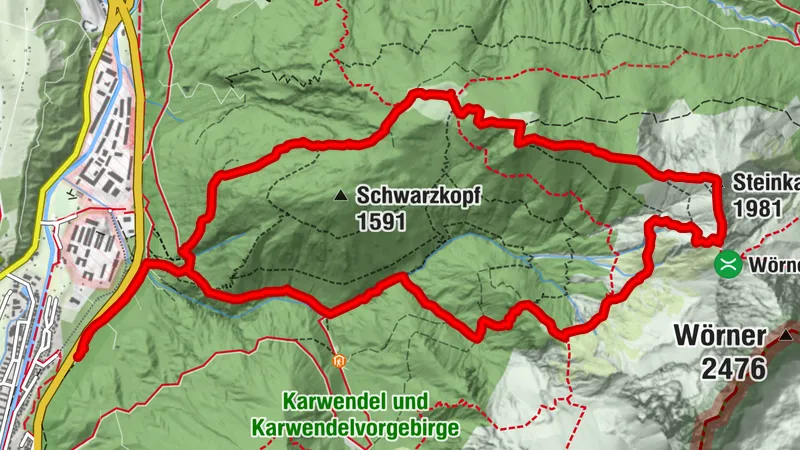 Mittenwald Piesze wędrówki