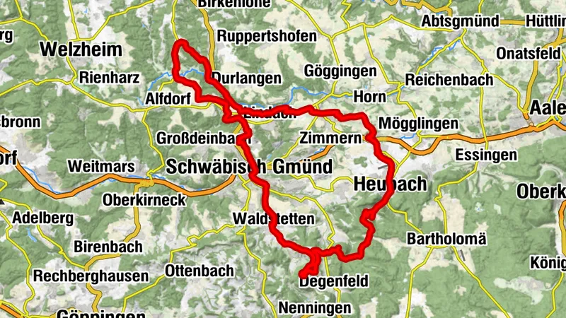Heubach-Bernhardus-Kaltes-Feld-Schwäbisch Gmünd