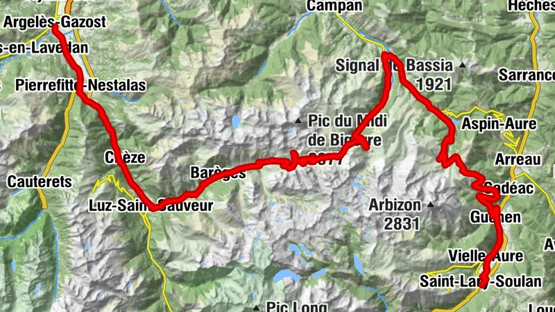 Tourmalet et Hourquette d'Ancizan