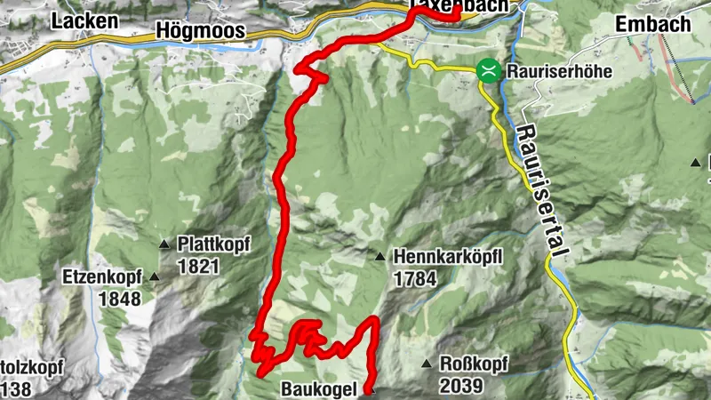 Baukogel über Wangler Hochalm