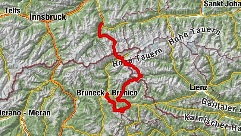 Zellbergeben - Öfenle - St. Peter - Bruneck - Brunico