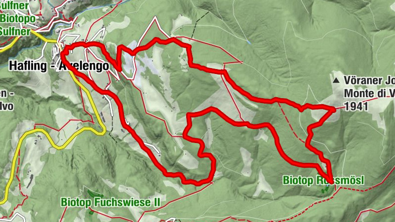 Hafling: Vöraneralm-Rundweg