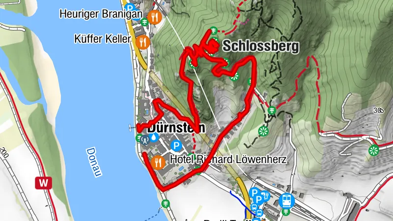 Bürgruine Dürnstein, Niederösterreich/Österreich