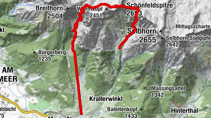 Schönfeldspitze / Salzburg/Österreich