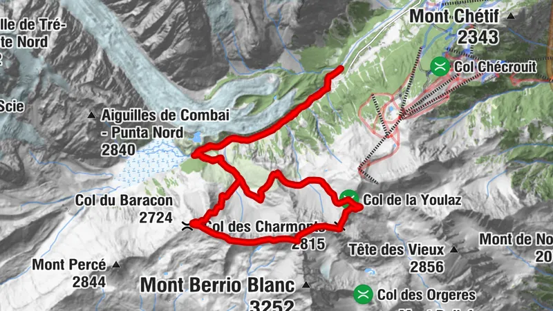 Gegenüber des Mont Blanc