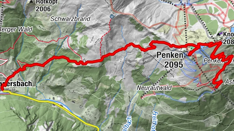 Mittelstation Finkenberg Bahn Penken VorderlahnersbachTirol/Österreich