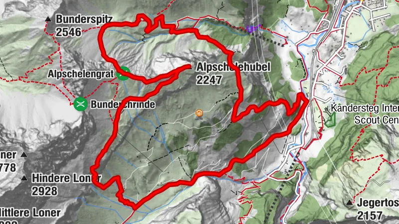 Allmenalp - Alp Obere Allmen - Bunderspitz - Kandersteg