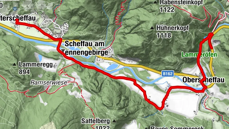 Flusswanderung von Oberscheffau nach Unterscheffau