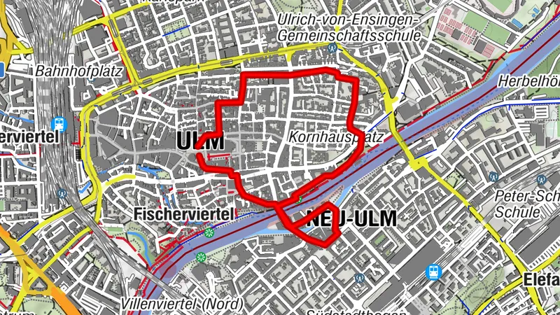 Zweilandstadt-Rundgang (ca. 90 Minuten)