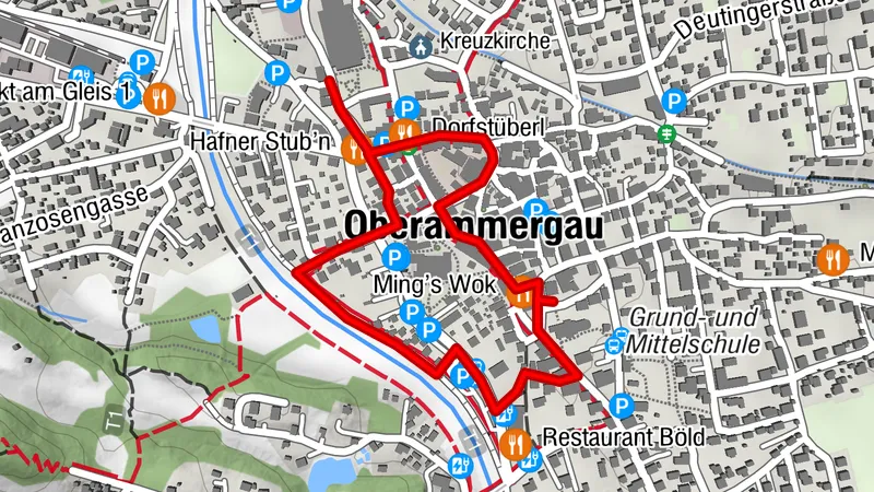 Themenweg - Mit Warzi auf Entdeckungstour durch Oberammergau