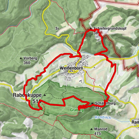 Premiumweg P15 Graburg - Wanderbares Grünes Band