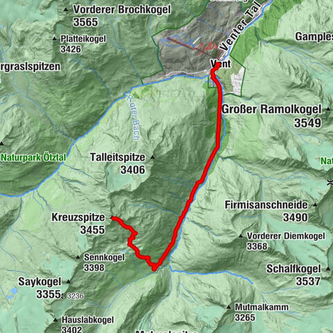 Vent - Kreuzspitze