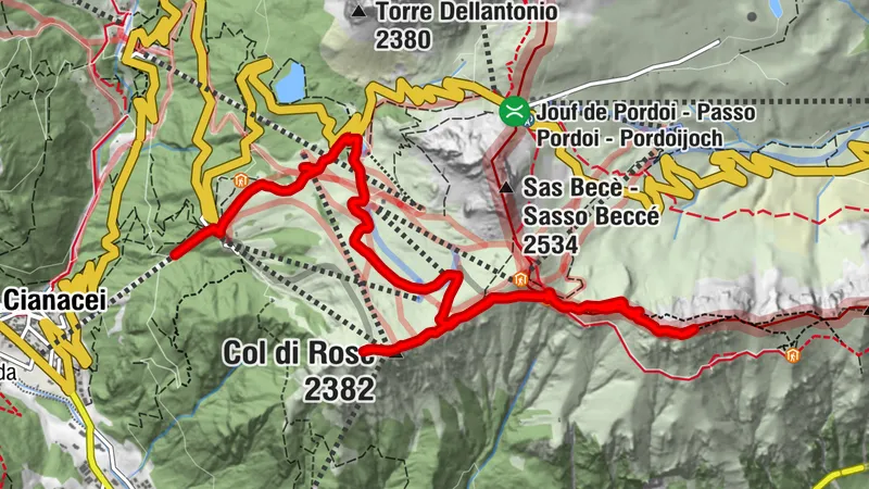 Col di Rosc - Col del Cuc - Pecol