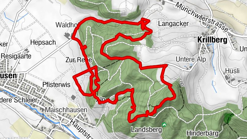 Krillberg Rundwanderweg