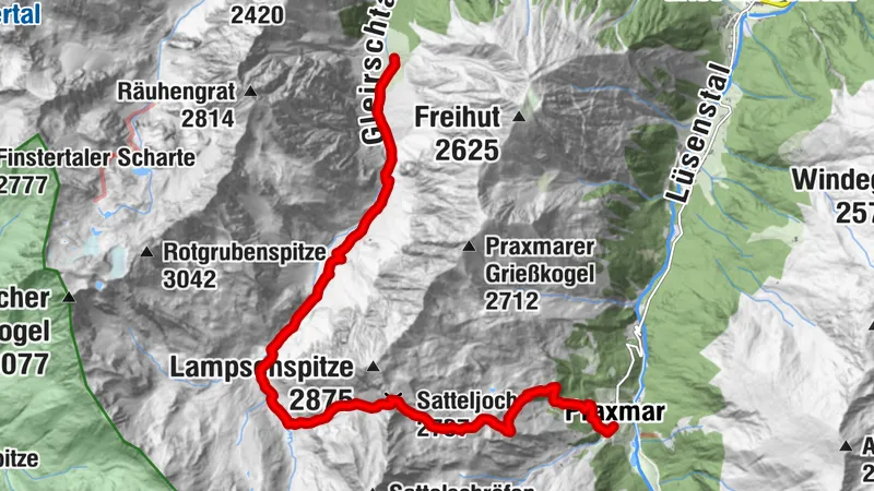 Satteljoch Sellraintal, Tirol / AT