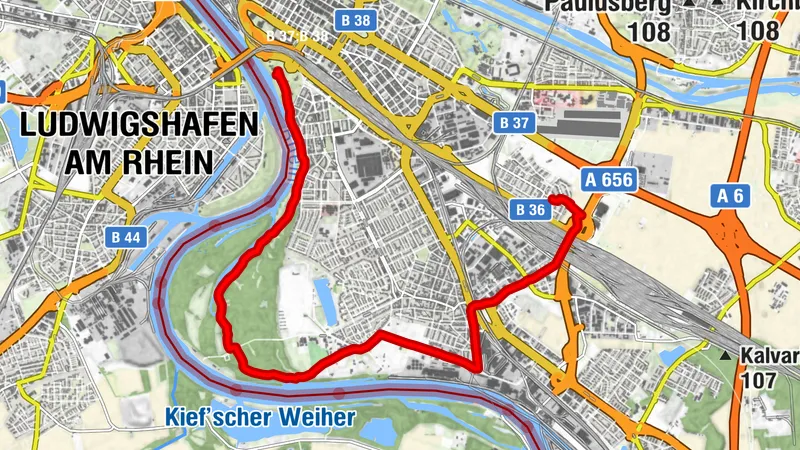 Mannheim, Von Neuhermsheim zu den Rheinterrassen