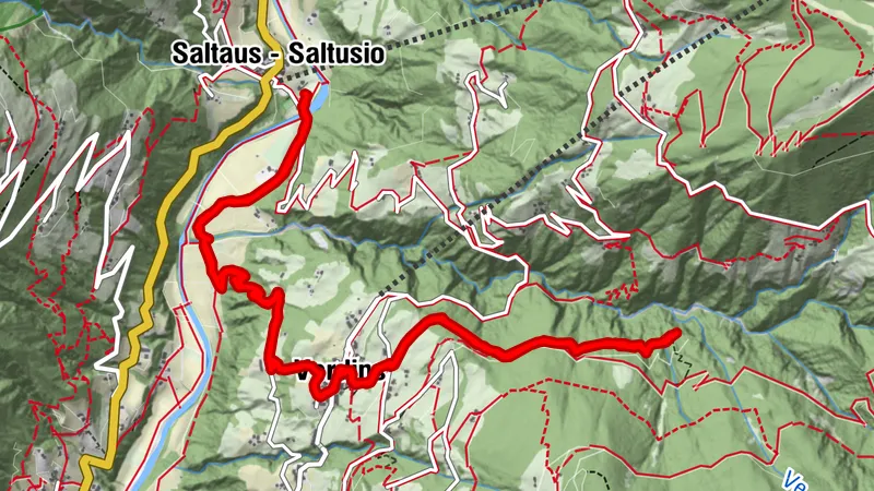 Von Saltaus zur Waalerhütte