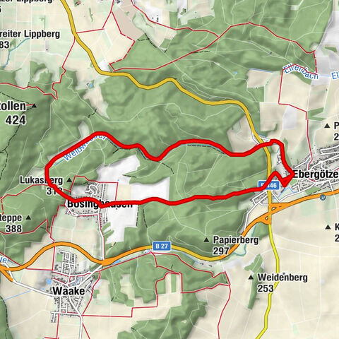 Rundwandertour um Ebergötzen (Waldspaziergang durchs Weißwassertal)