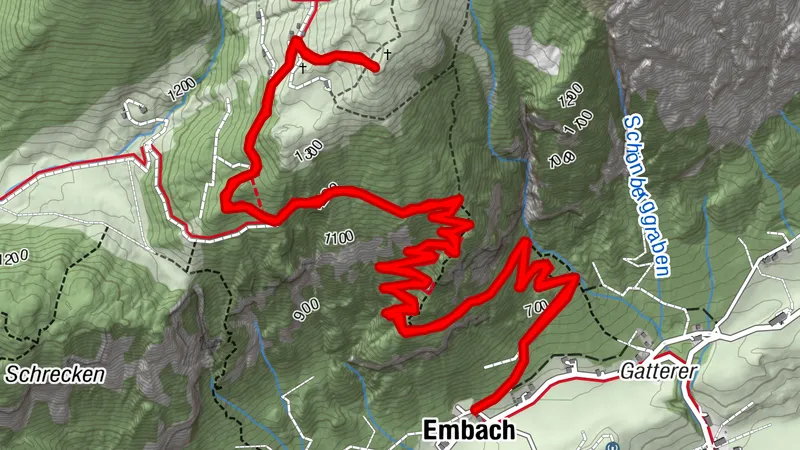 Wanderung zur Buchackeralm