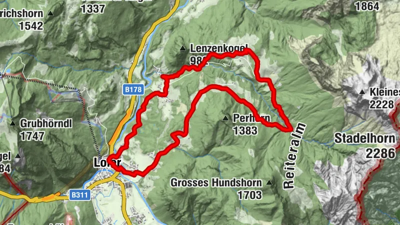 Lofer - Mayrbergklamm - Mayrberg - Lofer