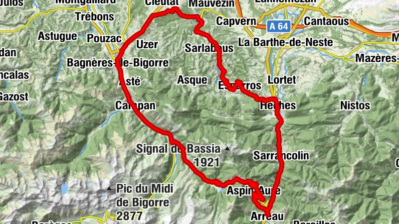 Baronnies/col d'Aspin circuit FFC 3