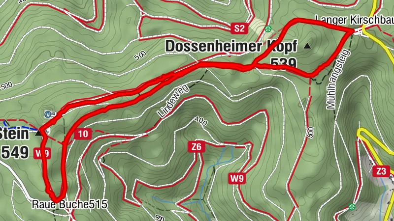 Komfort-Wanderweg 2 - vom Langen Kirschbaum zum Weißen Stein