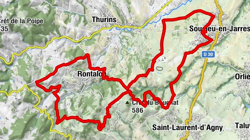 MTB-Strecke 190 - Rund um Rontalon