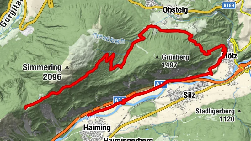 E-Bike Tour von Haiming zur Haiminger Alm