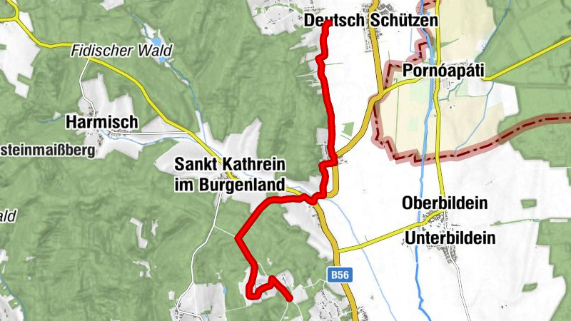 Wandern in der Weinidylle: Deutsch Schützen - Edlitzer Bergen