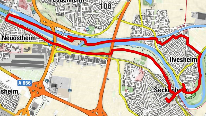 Kinderradtour am Neckar