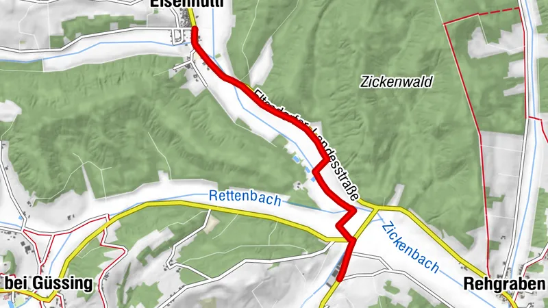 B62 Apfelradweg Verbindung Eisenhüttl-Kukmirn