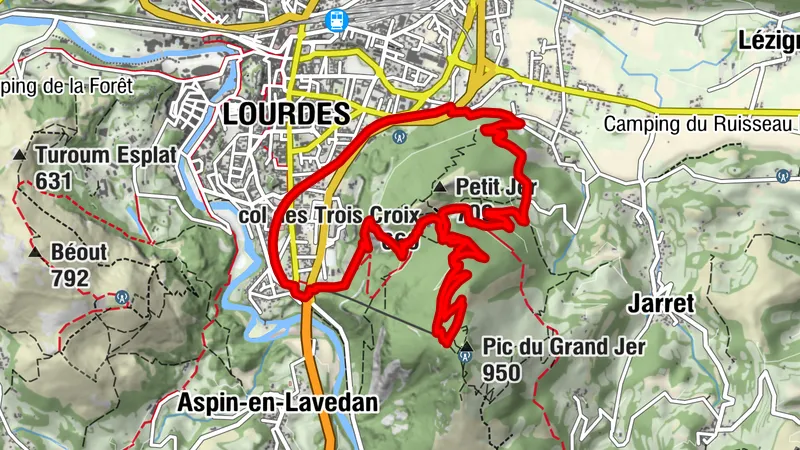 Circuit n°14 - Lourdes - Le Pic du Jer