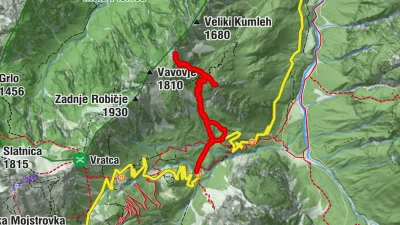 Visoki Mavrinc in Kumlehova glava