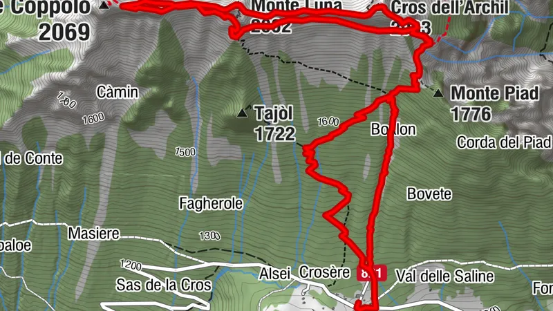 Ferrata Passo dei sei al Monte Coppolo