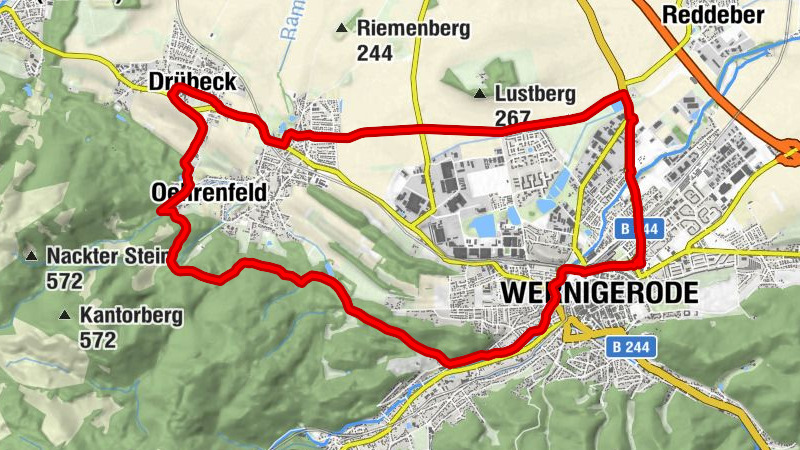 Feierabendtour Wernigerode - Drübeck - Himmelspforte - Wernigerode